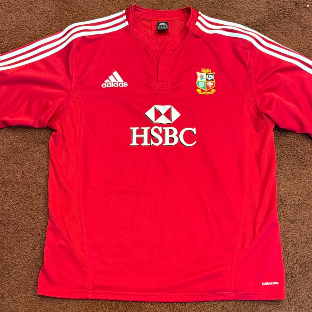 Adidas - 2009 South Africa Rugby Shirt with White Stripes